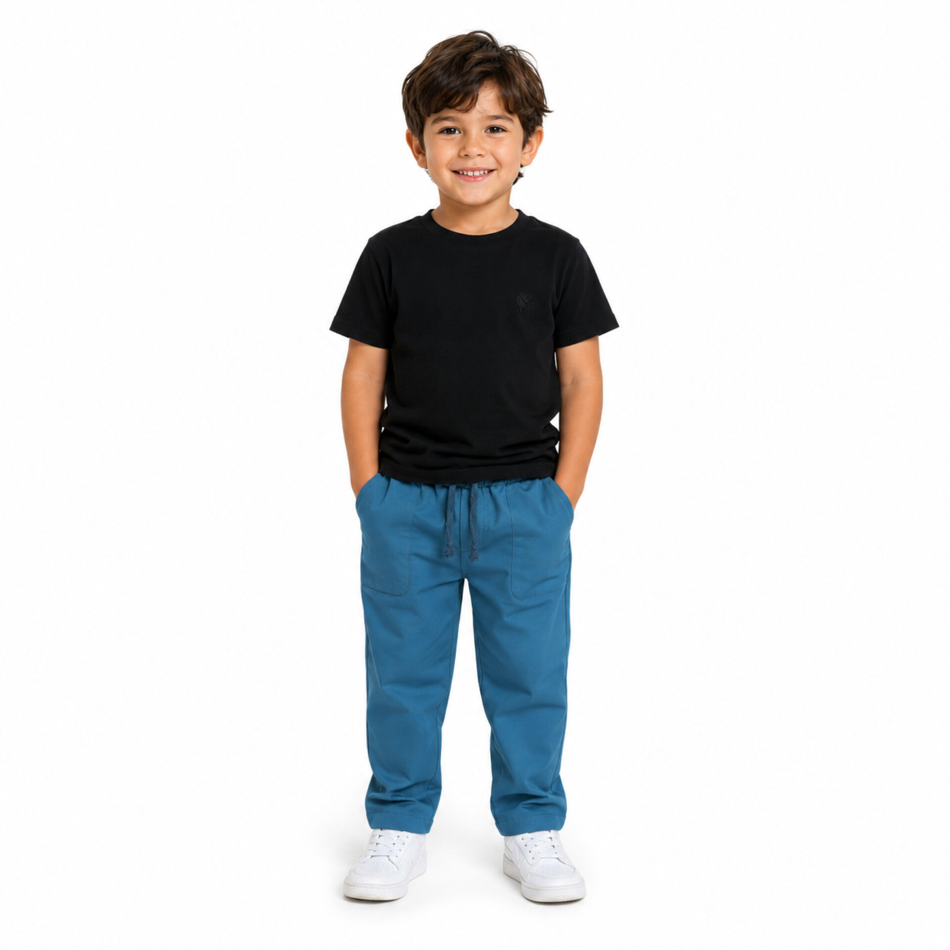 Klasik Düz Kesim % 100 Pamuk Gabardin Pantolon
