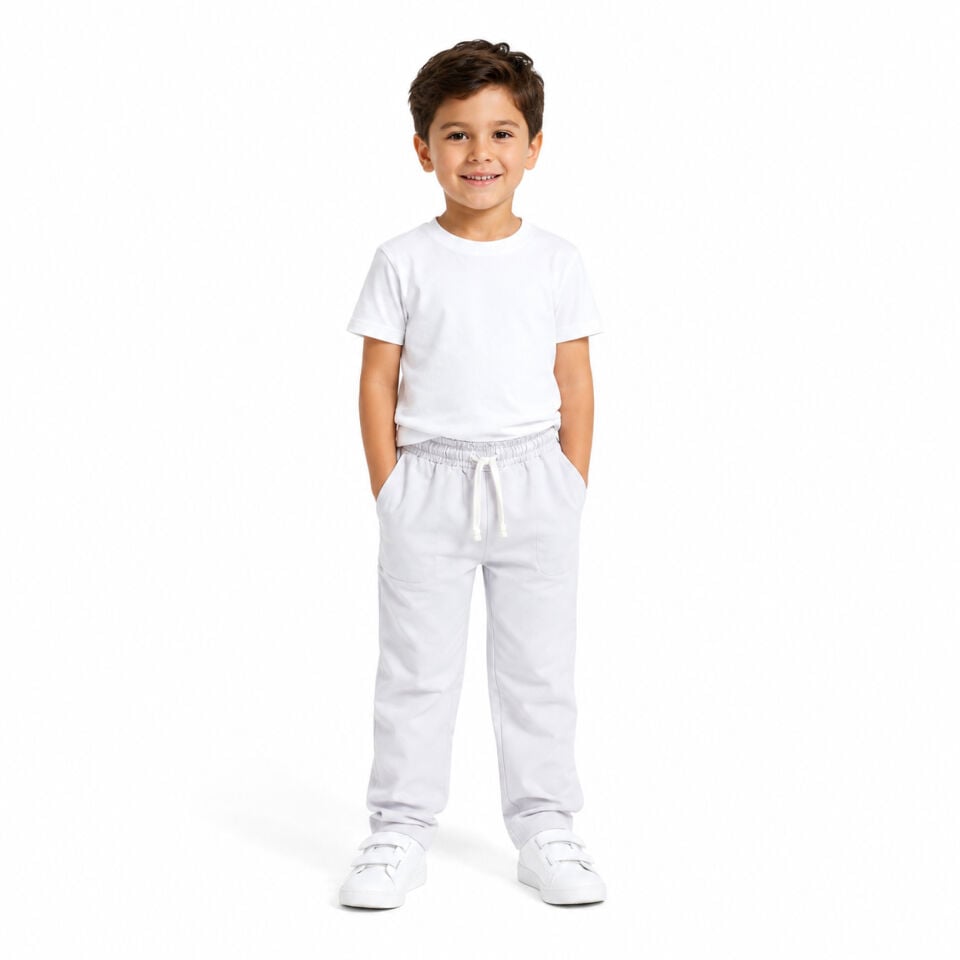 Klasik Düz Kesim % 100 Pamuk Gabardin Pantolon