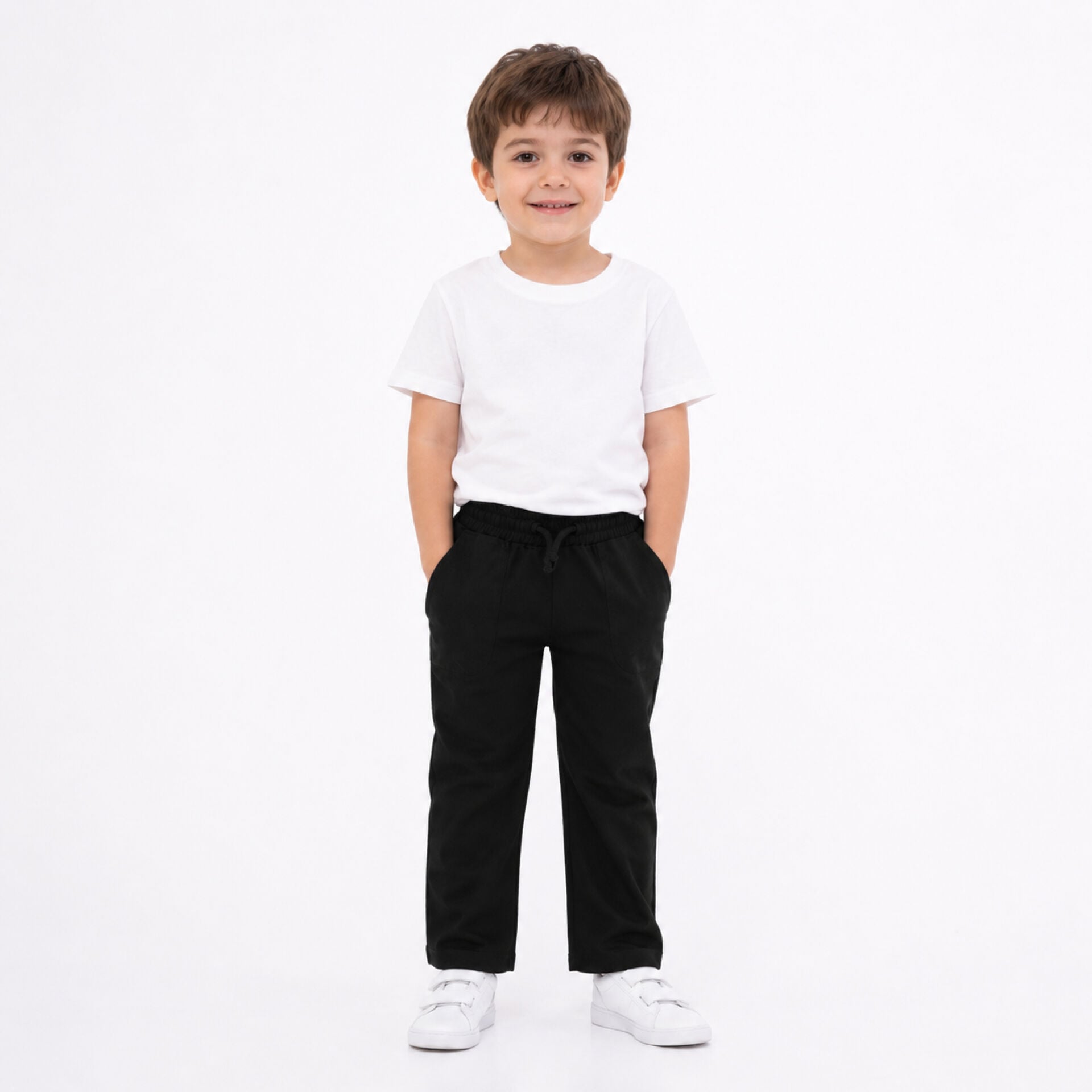 Klasik Düz Kesim % 100 Pamuk Gabardin Pantolon