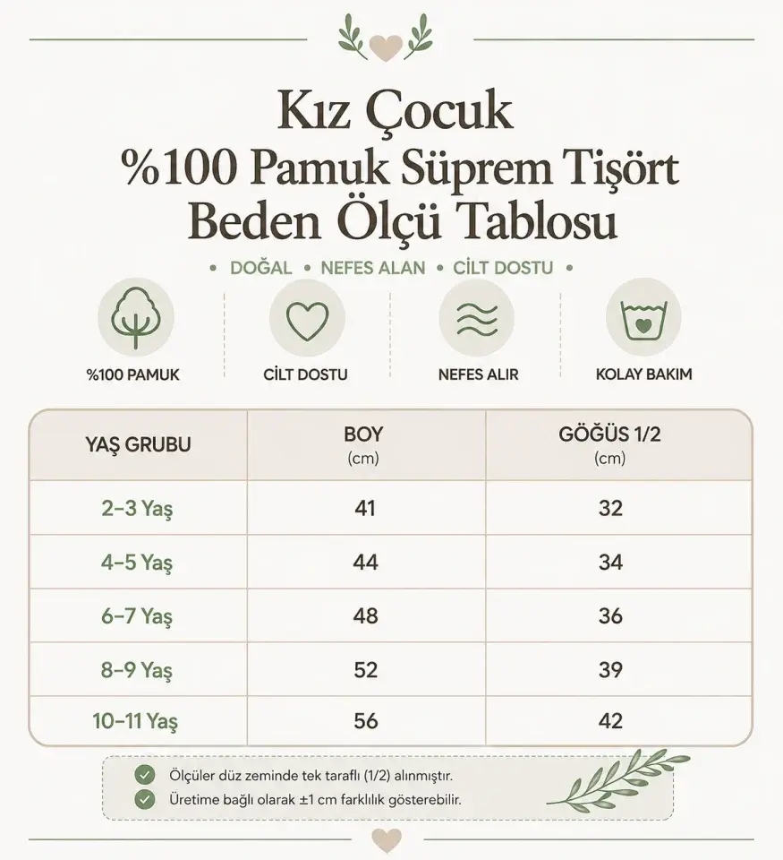 Kız Çocuk Pastel Sarı %100 Pamuk Süprem Tişört 4/5 - Beyaz