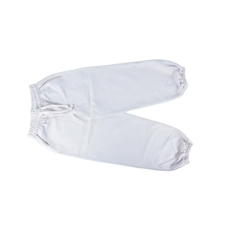 Siyah Bol Kesim Lastik Paça %100 Gabardin Çocuk Pantolon 6/7 - Krem