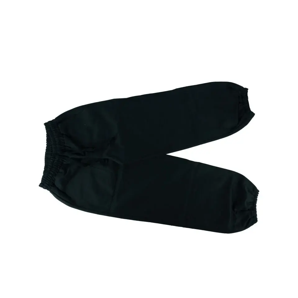 Mavi Bol Kesim Lastik Paça %100 Gabardin Çocuk Pantolon 6/7 - Siyah